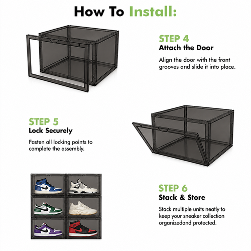 Classic Shoe Vault Smoke Black
