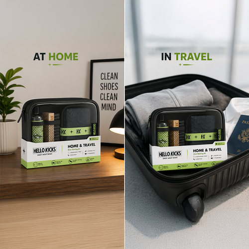 Home & Travel Shoe Cleaning Kit