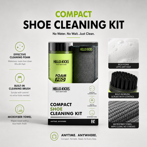 Compact Shoe Cleaning Kit