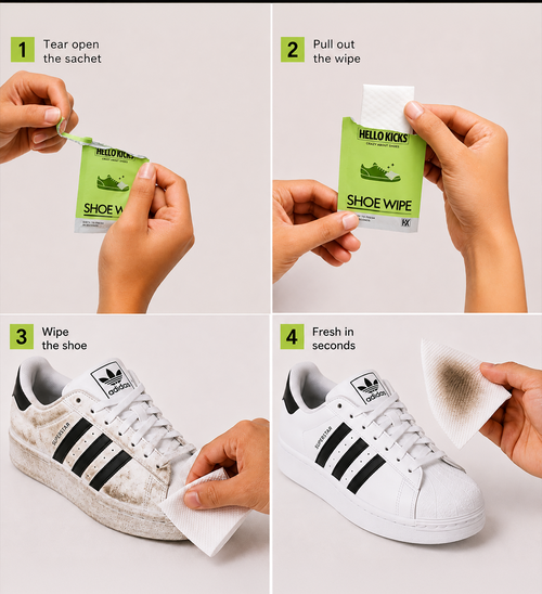 Shoe Wipes Pack of 5